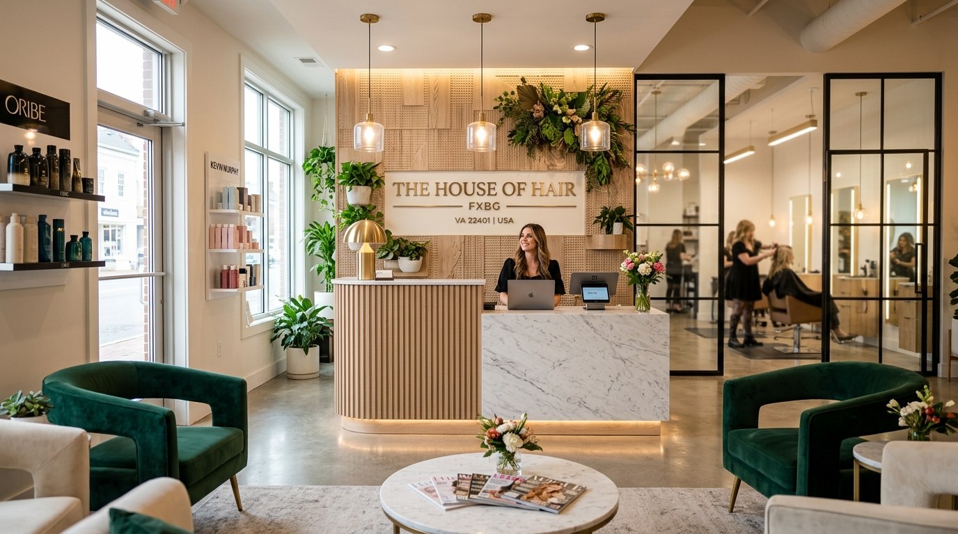 Illustration of The House of Hair FXBG, beauty salon in Fredericksburg, VA, photo 2 of 5